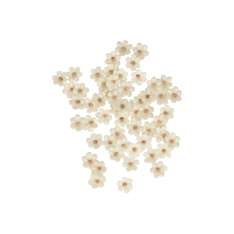 60 fleurs coton paillettées - Artemio
