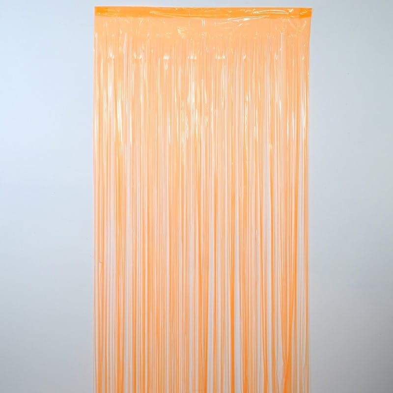Rideau de guirlandes orange fluo 1x2 m - Artemio