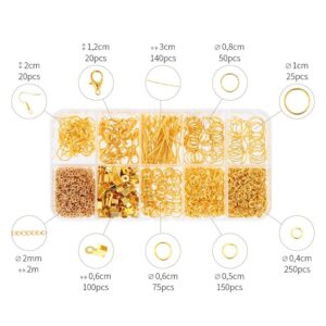 Boite d'accessoires dorés pour bijou - Artemio