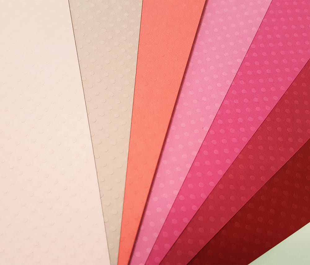 Feuille texturée Dotted ballet - 30x30 cm - Bazzill