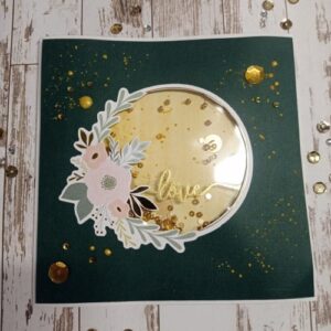 Feuille texturée jade- 30x30 cm - Bazzill