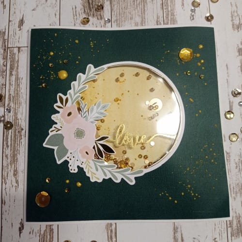 Feuille texturée jade- 30x30 cm - Bazzill