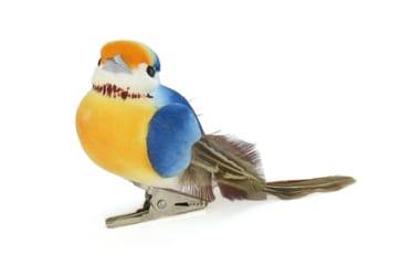 3 oiseaux couleur sur pince - 10x4,5x4 cm - Artemio