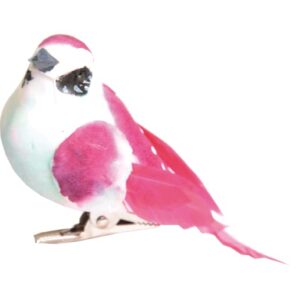 3 oiseaux couleur sur pince - 9x4.5x4 cm - Artemio