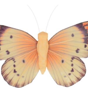 6 papillons sur pince 10x6,5x2 cm - Artemio