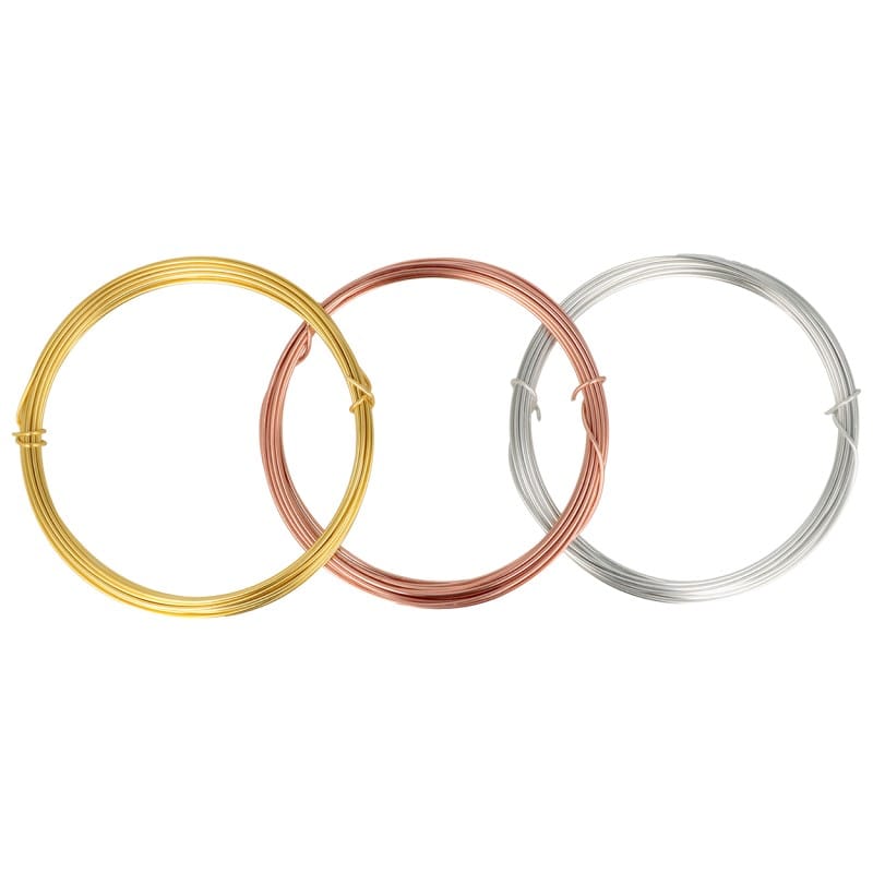 3 fils aluminium 5 m X 1,5 mm - Artemio