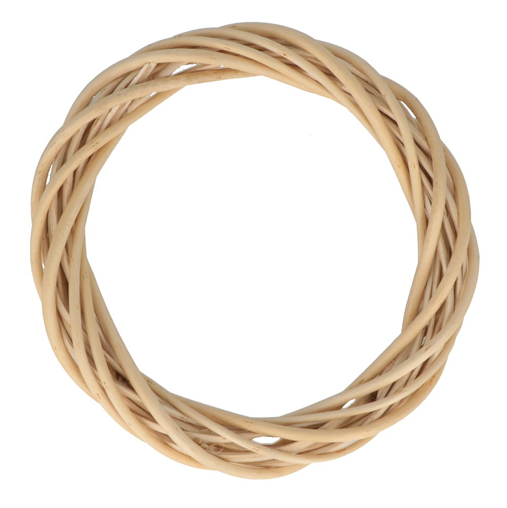 Couronne 20 cm - osier - Artemio