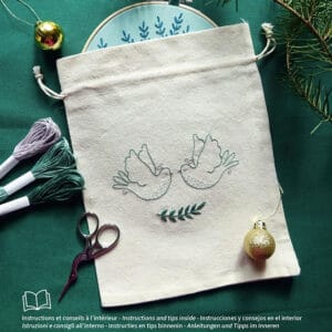 Kit de broderie colombes - Artemio