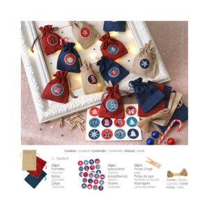 Kit jute calendrier de l'Avent - Artemio