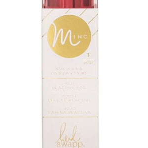 Pellicule métallisée red - 15 cm X 1,52 m - Minc