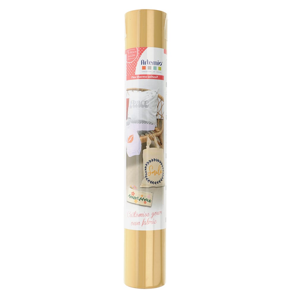 Rouleau flex rich gold - 30,5 cm x 1,22 m - Artemio