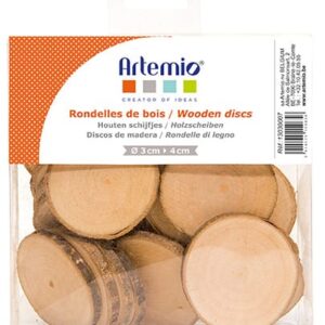 Rondelles en bois - 180 gr - Artemio