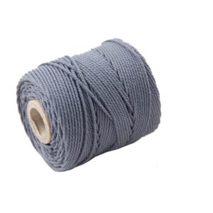 Corde coton anthracite - 65 m x 1 mm - Artemio