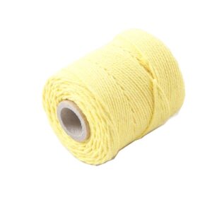 Corde coton jaune - 65 m x 1 mm - Artemio