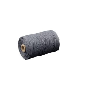 Corde coton anthracite - 140 m x 1,5 mm - Artemio