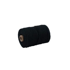 Corde coton noir - 140 m x 1,5 mm - Artemio
