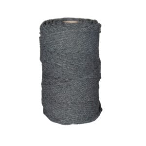 Corde coton anthracite - 70 m x 2,2 mm - Artemio