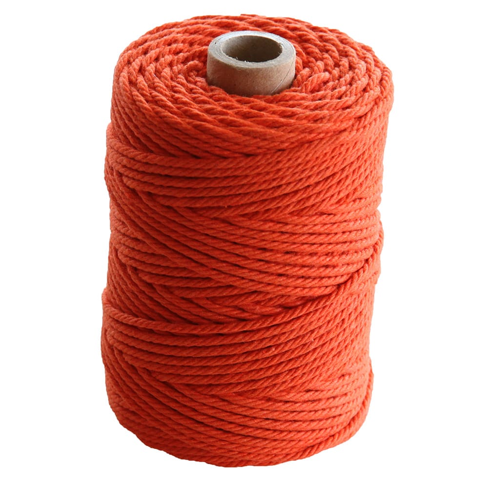 Corde coton orange - 70 m x 2,2 mm - Artemio