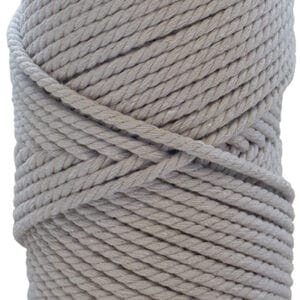 Corde coton gris - 60 m x 3 mm - Artemio