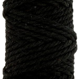Corde coton noir 33 m x 4 mm  - Artemio