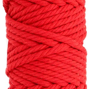 Corde coton rouge 33 m x 4 mm  - Artemio