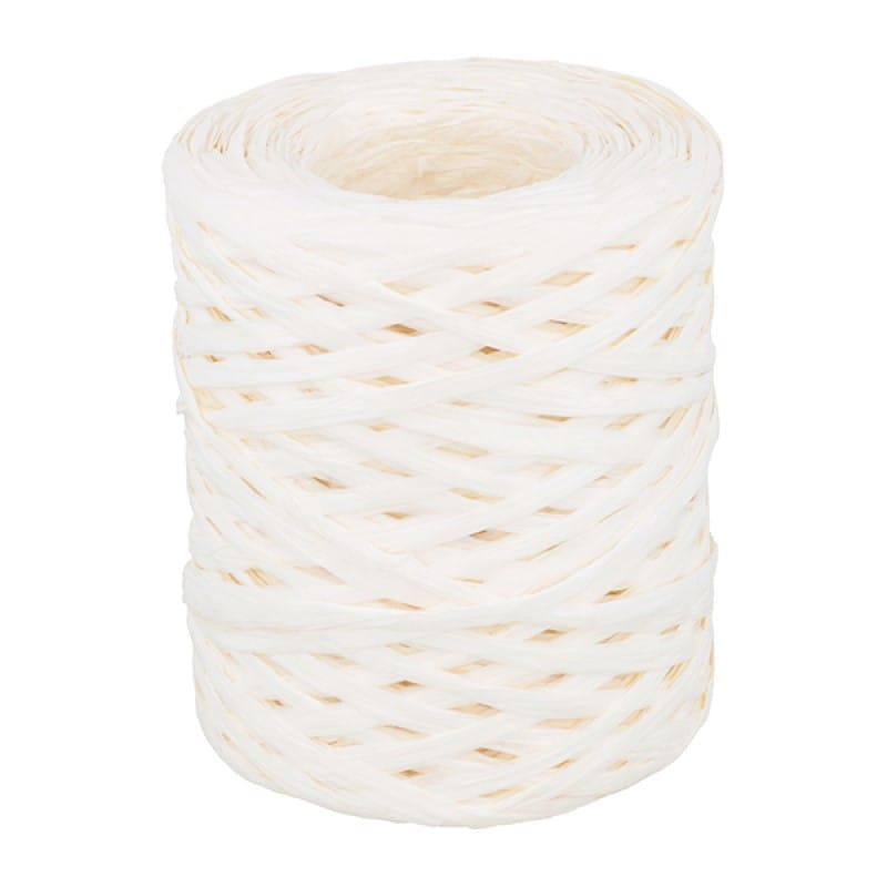 Echeveau de raphia blanc 100 gr - Artemio