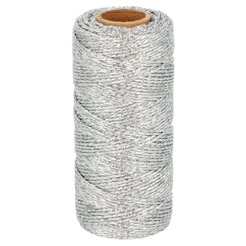 Corde métallique argentée 100 m x 1,5 mm - Artemio