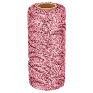 Corde métallique rose 100 m x 1,5 mm - Artemio