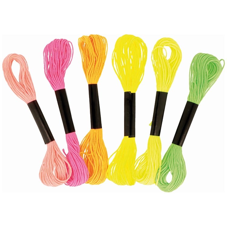 6 fils coton fluo 8 m - Artemio
