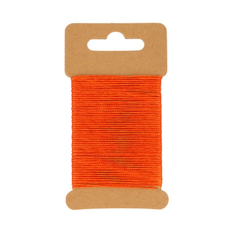 Fil ciré orange  10 m - Artemio