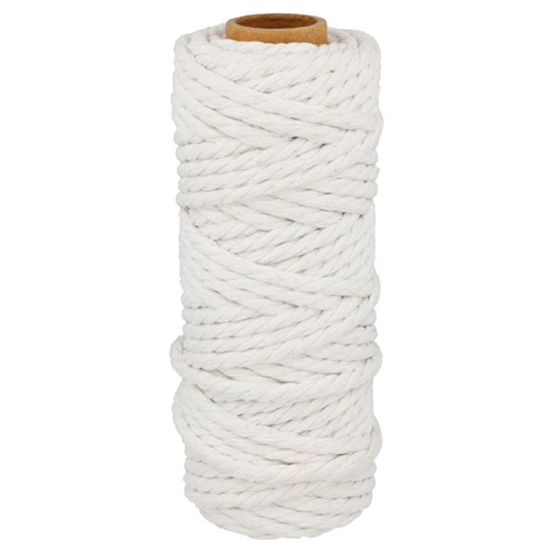 Corde coton blanc 25 m x 6 mm  - Artemio