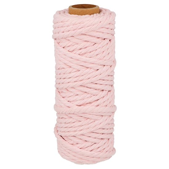 Corde coton rose 25 m x 6 mm  - Artemio
