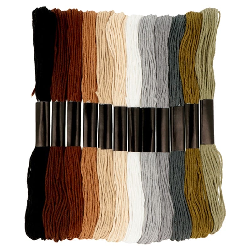 12 fils coton naturels 8 m - Artemio