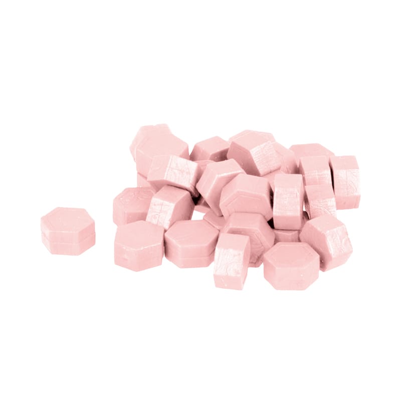 120 perles de cire translucides roses 30 gr - Artemio