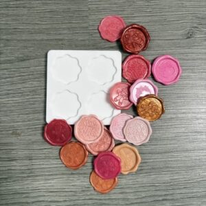 Moule silicone cachet de cire fleur - Artemio