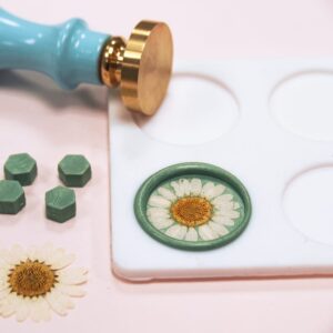 Moule silicone cachet de cire rond - Artemio