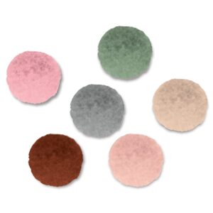 12 Pompons couleurs 2,5 cm- Artemio