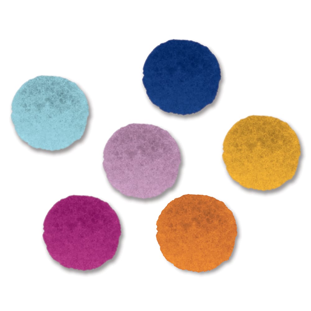 12 Pompons couleurs 2,5 cm- Artemio