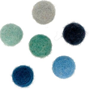 30 pompons en laine feutrée 1,5 cm - Artemio