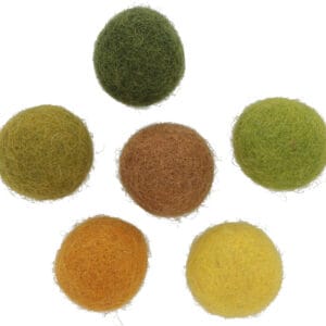 12 pompons en laine feutrée 2,5 cm - Artemio