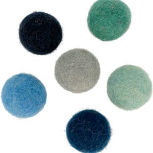 12 pompons en laine feutrée 2,5 cm - Artemio