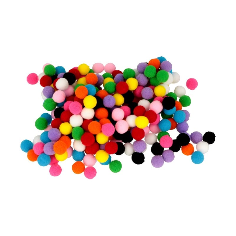 250 Pompons couleurs 1 cm- Artemio