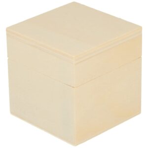 Petit boîte carrée 5x5x5 cm bois - Artemio