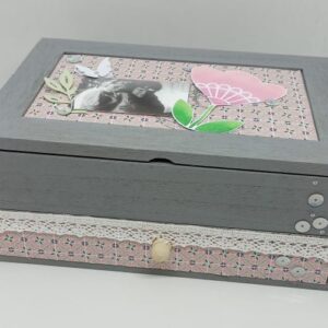 Coiffeuse miroir 26x17,5x11,5 cm - Artemio