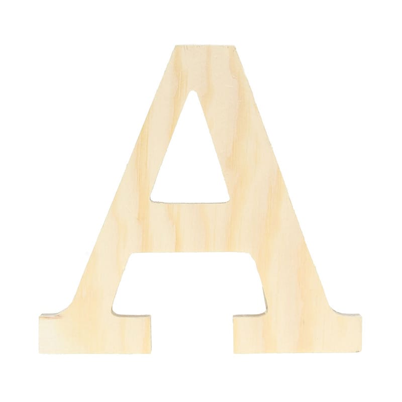 Lettre A - 11.5 cm - bois - Artemio