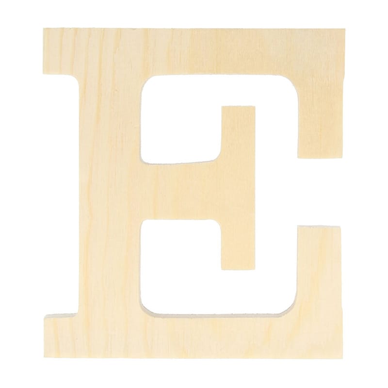 Lettre E - 11.5 cm - bois - Artemio