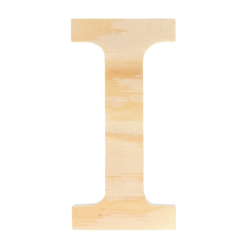 Lettre I - 11.5 cm - bois - Artemio