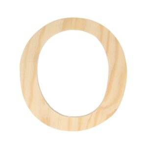 Lettre O - 11.5 cm - bois - Artemio