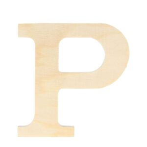 Lettre P - 11.5 cm - bois - Artemio
