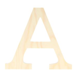 Lettre A - 19 cm - bois - Artemio